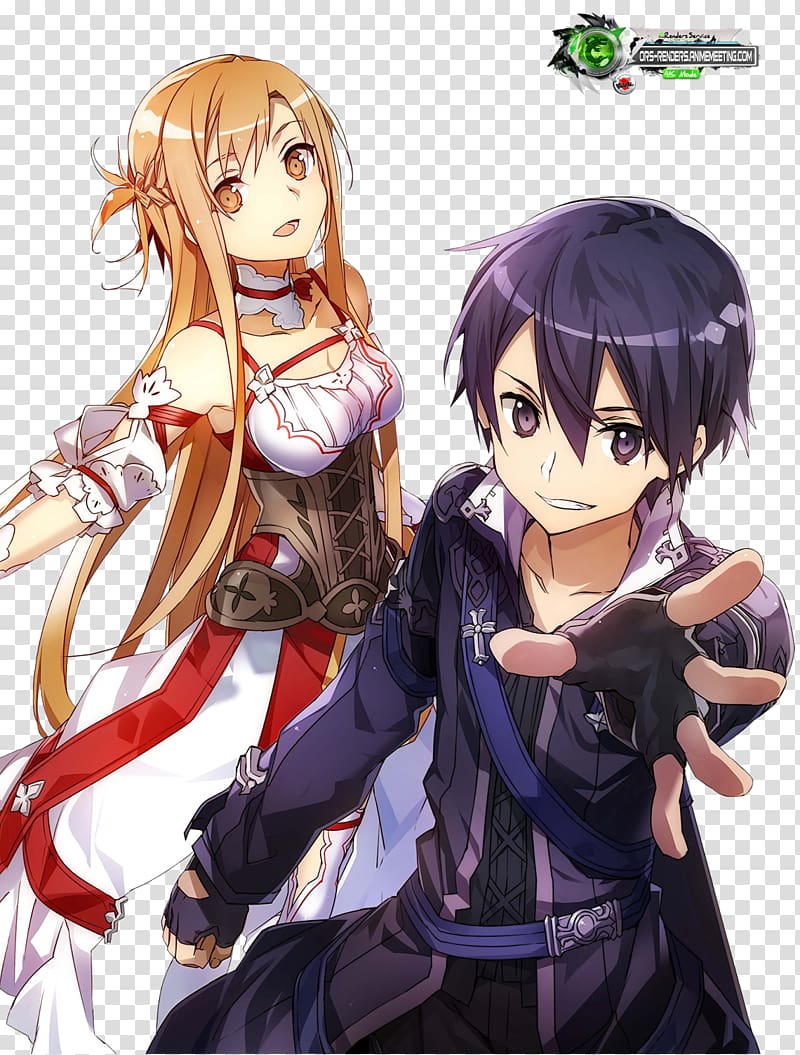 Kirito Sword Art Online: Hollow Realization Asuna Sword Art Online: Hollow Fragment, asuna transparent background PNG clipart