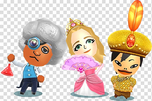 Miitopia Wii U Nintendo 3DS, character family transparent background PNG clipart