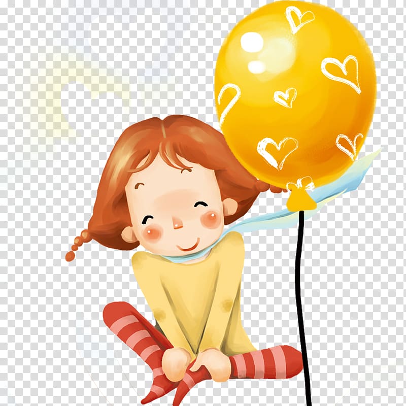 Friendship Day Quotation Happiness Wish, little girl transparent background PNG clipart