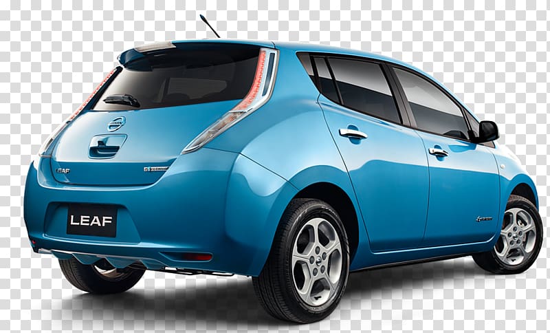 Electric vehicle Car 2018 Nissan LEAF, nissan car transparent background PNG clipart