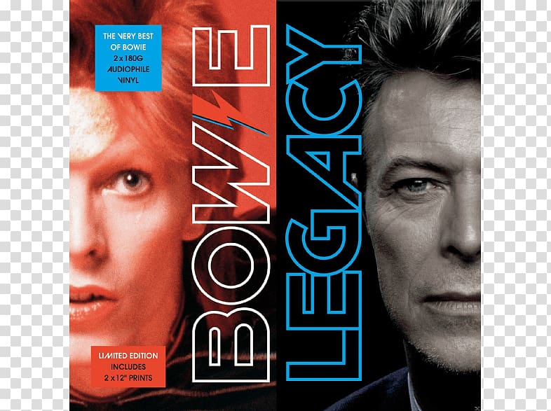 Legacy (The Very Best of David Bowie) Best of Bowie Hunky Dory Phonograph record, Best Of Bowie transparent background PNG clipart