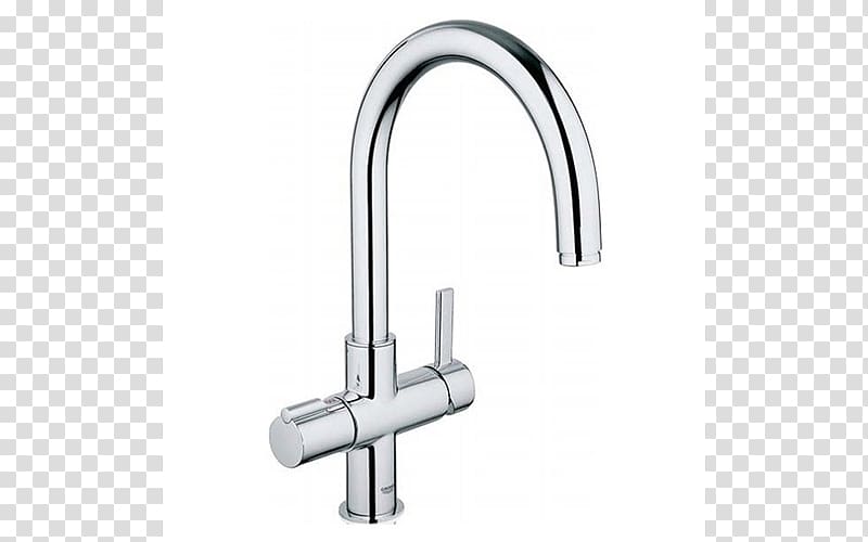 Faucet Handles & Controls Grohe Red Duo, Faucet and single, boiler (4 liters) Super Steel Hansgrohe Dornbracht Bathroom, WATER SPOUT transparent background PNG clipart