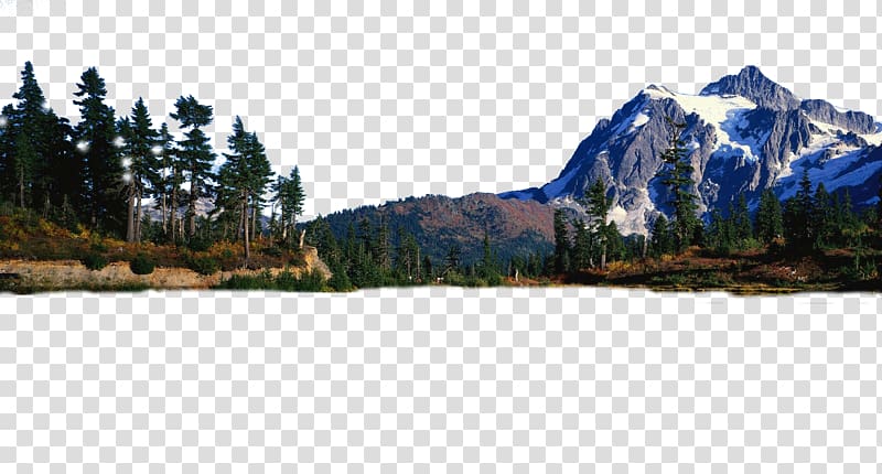trees and mountain , Desktop High-definition television Panoramic 4K resolution 1080p, mountain transparent background PNG clipart