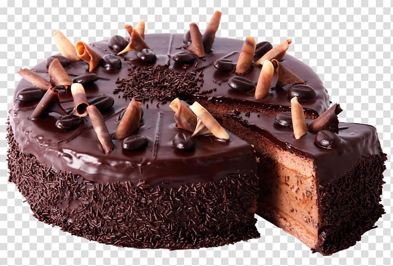 Chocolate cake Birthday cake Black Forest gateau Cheesecake Cupcake, Chocolate cake transparent background PNG clipart