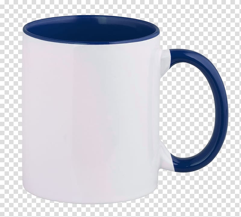 Mug Coffee cup Cobalt blue Tableware, mug transparent background PNG clipart