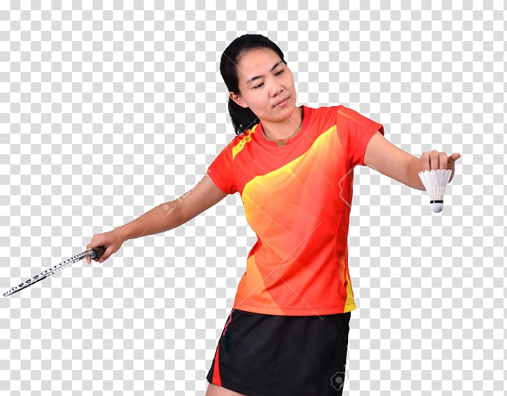 Badminton Racket, badminton player transparent background PNG clipart