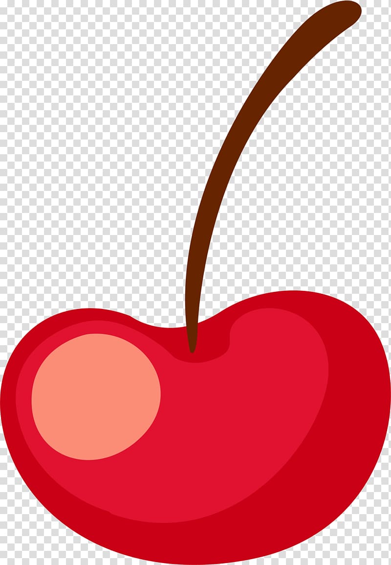 Cherry Fruit Cartoon , Red cartoon cherry transparent background PNG clipart