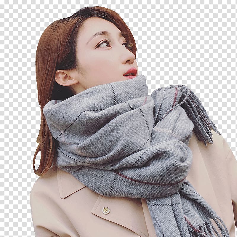 Scarf Shawls and Scarves Clothing Fashion, korean version transparent background PNG clipart