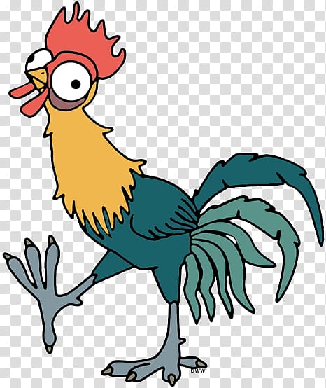 Hei Hei the Rooster Chief Tui Tamatoa , pua kumbu transparent background PNG clipart