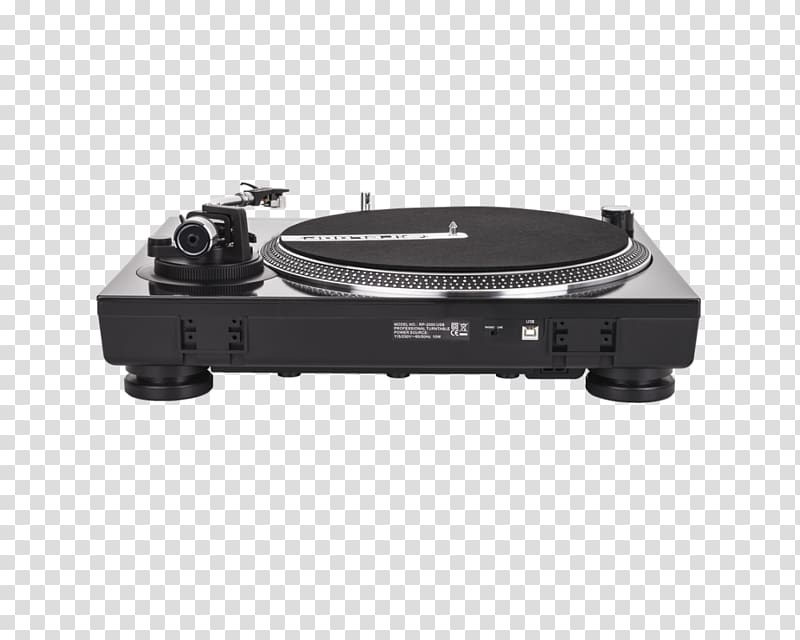 Reloop RP 2000 USB Turntable Disc jockey Phonograph record Turntablism, Turntable transparent background PNG clipart