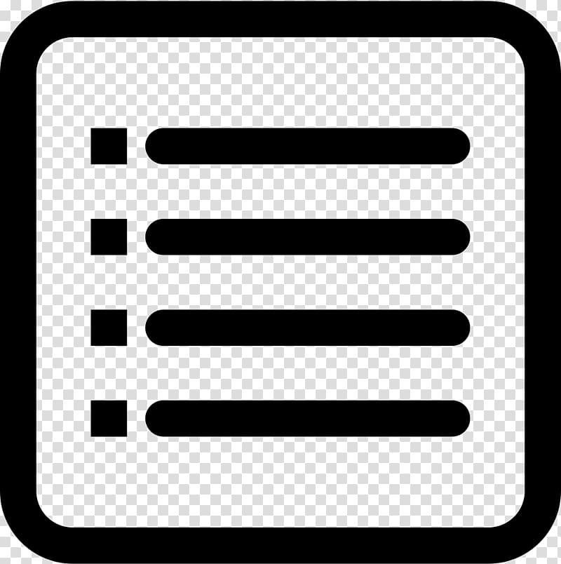 Computer Icons Encapsulated PostScript, Icon list transparent background PNG clipart