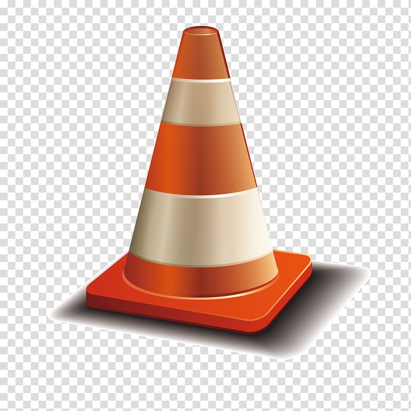 orange and white traffic cone illustration, Euclidean , 3D Safety cones transparent background PNG clipart
