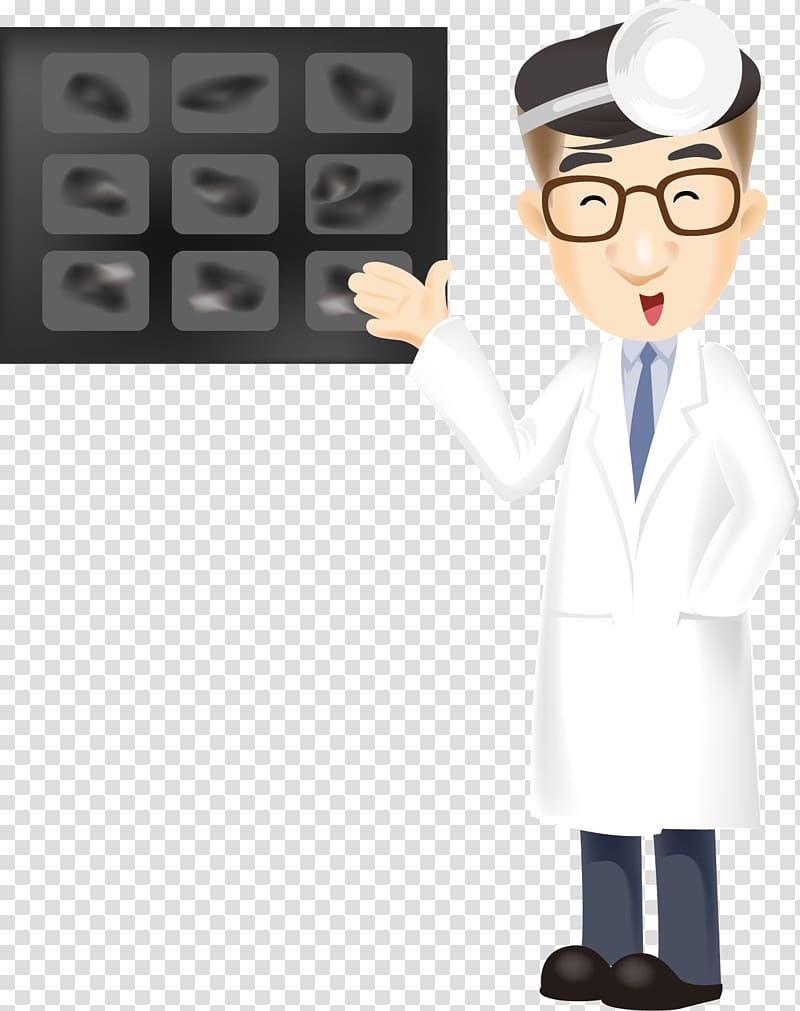 Physician Cartoon Nurse Illustration, Cartoon male doctor transparent background PNG clipart