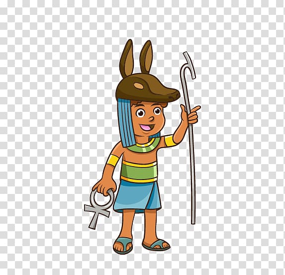 Ancient Egypt Egyptian Illustration, One Piece Boy transparent background PNG clipart