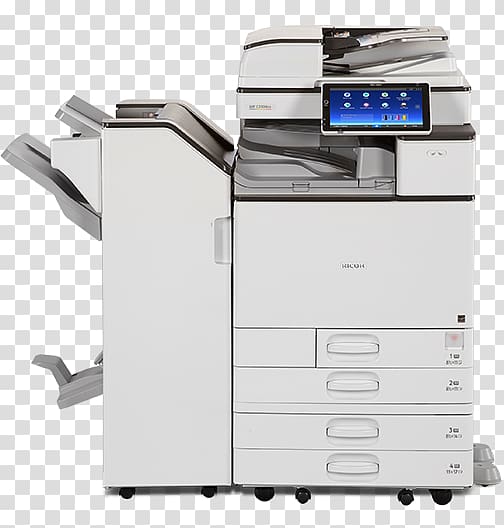 Ricoh Multi-function printer copier Printing, printer transparent background PNG clipart