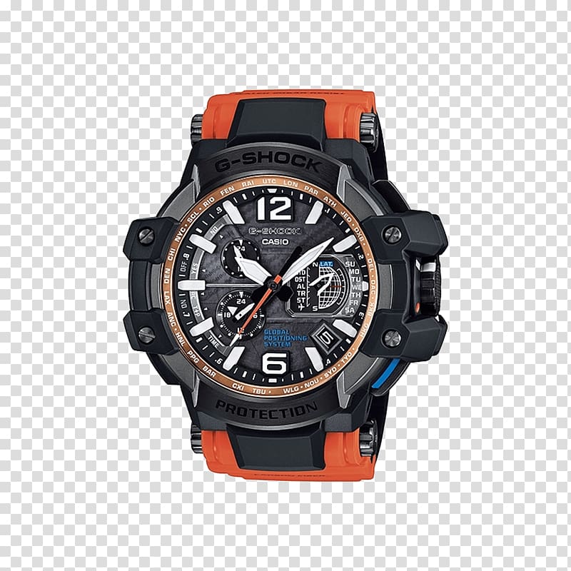 Master of G G-Shock GPW-1000 Watch Casio Wave Ceptor, watch transparent background PNG clipart