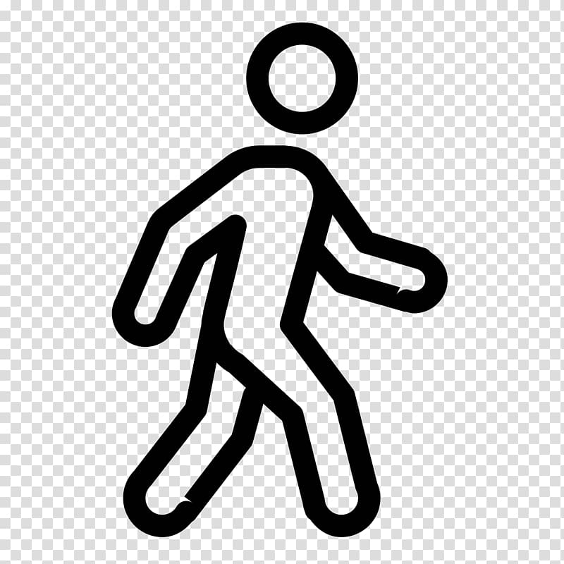 Computer Icons Walking Silhouette Walk cycle , Silhouette transparent  background PNG clipart