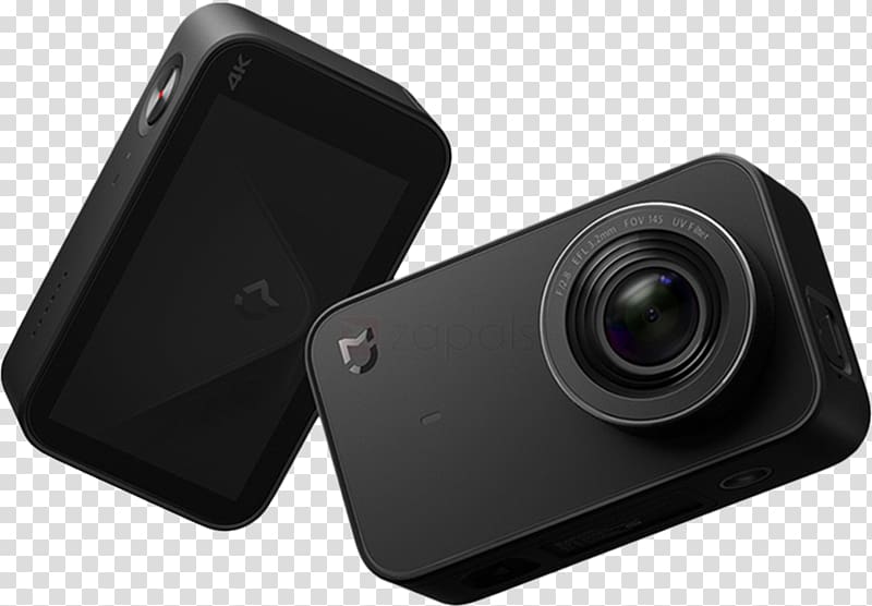 Action camera 4K resolution Xiaomi Video Cameras, gopro cameras transparent background PNG clipart