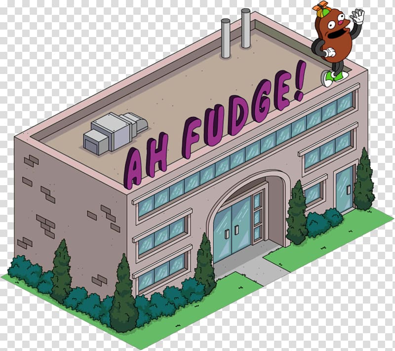 The Simpsons: Tapped Out Cletus Spuckler Fudge Miss Hoover Springfield, chocolat transparent background PNG clipart