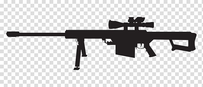 Barrett M82 Sniper rifle Barrett Firearms Manufacturing .50 BMG, sniper rifle transparent background PNG clipart
