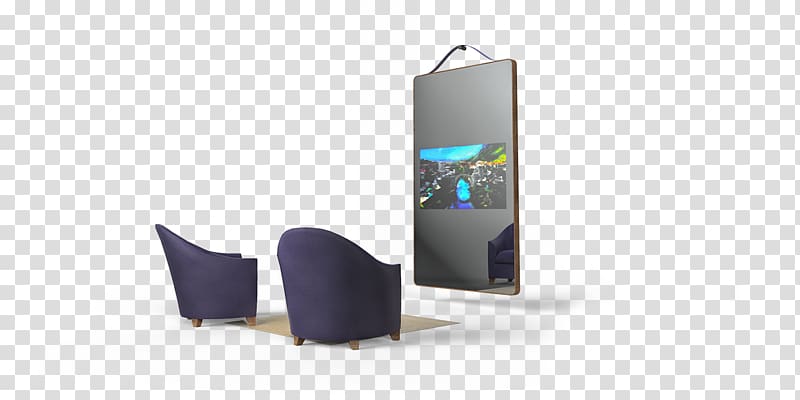 Mirror TV Television Electronics, miroir transparent background PNG clipart
