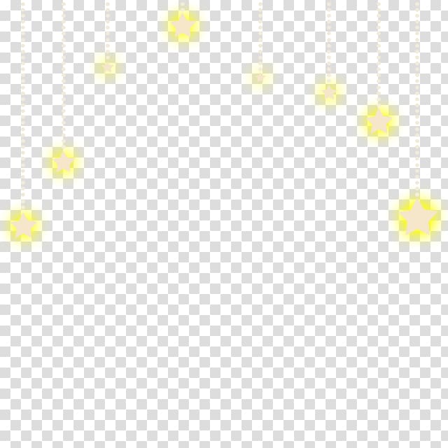 yellow luminous stars transparent background PNG clipart