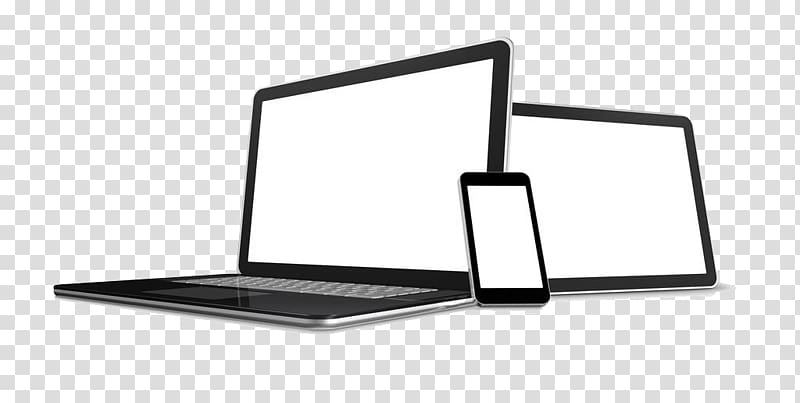 of laptop, smartphone, and tablet, Laptop Tablet computer Mobile phone Mobile device , Apple computer material transparent background PNG clipart