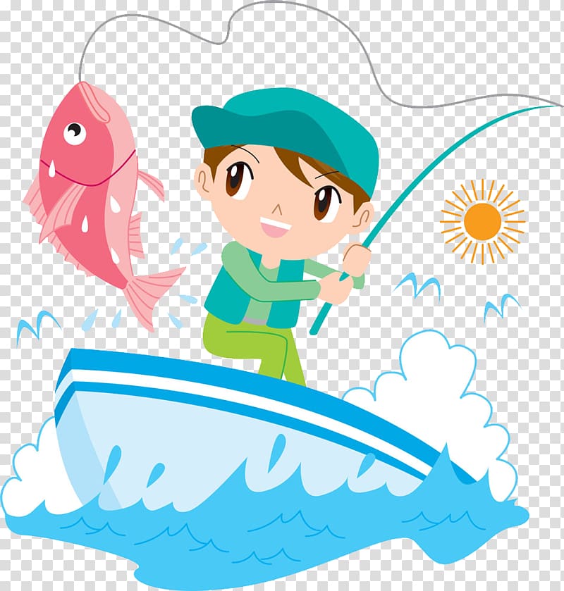 Child Fishing Clipart Images