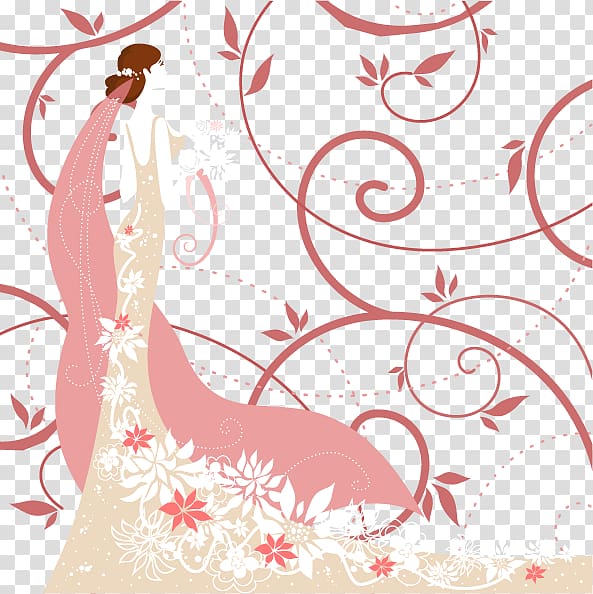 Wedding invitation Bride, Wedding beauty transparent background PNG clipart