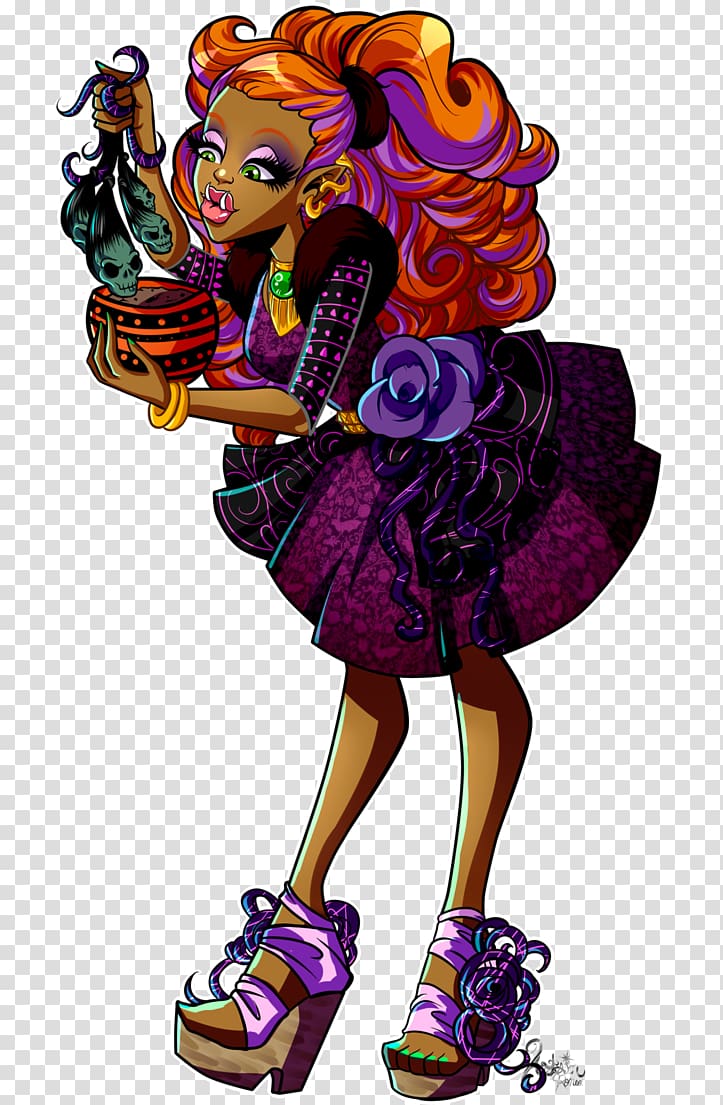 Monster High Boo York Luna Mothews Doll Squatch Barbie, doll transparent background PNG clipart