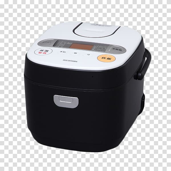 Rice Cookers アイリスオーヤマ 米屋の旨み 銘柄炊き Iris Oyama cooker IH 3 combined rice cooked rice taste RC-IA30-B Iris Ohyama Rice Cooker Microcomputer Formula 3GO (150g x 3) Brand, rice cooker transparent background PNG clipart