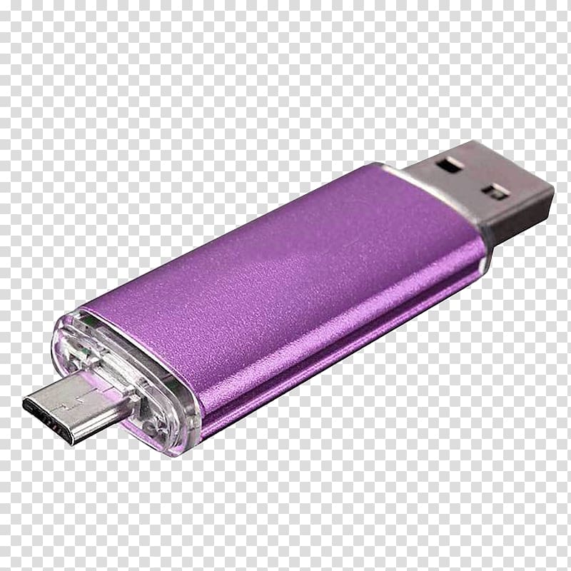 Laptop USB Flash Drives USB On-The-Go Computer data storage, Laptop transparent background PNG clipart