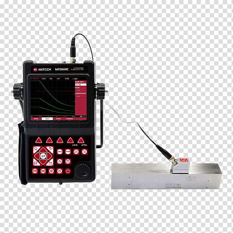 Ultrasound Ultrasonic testing Nondestructive testing Ultrasonic thickness gauge Electronics, flaw transparent background PNG clipart