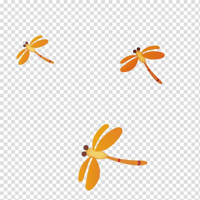 Cartoon Dragonfly, Hand-painted Dragonfly transparent background PNG clipart