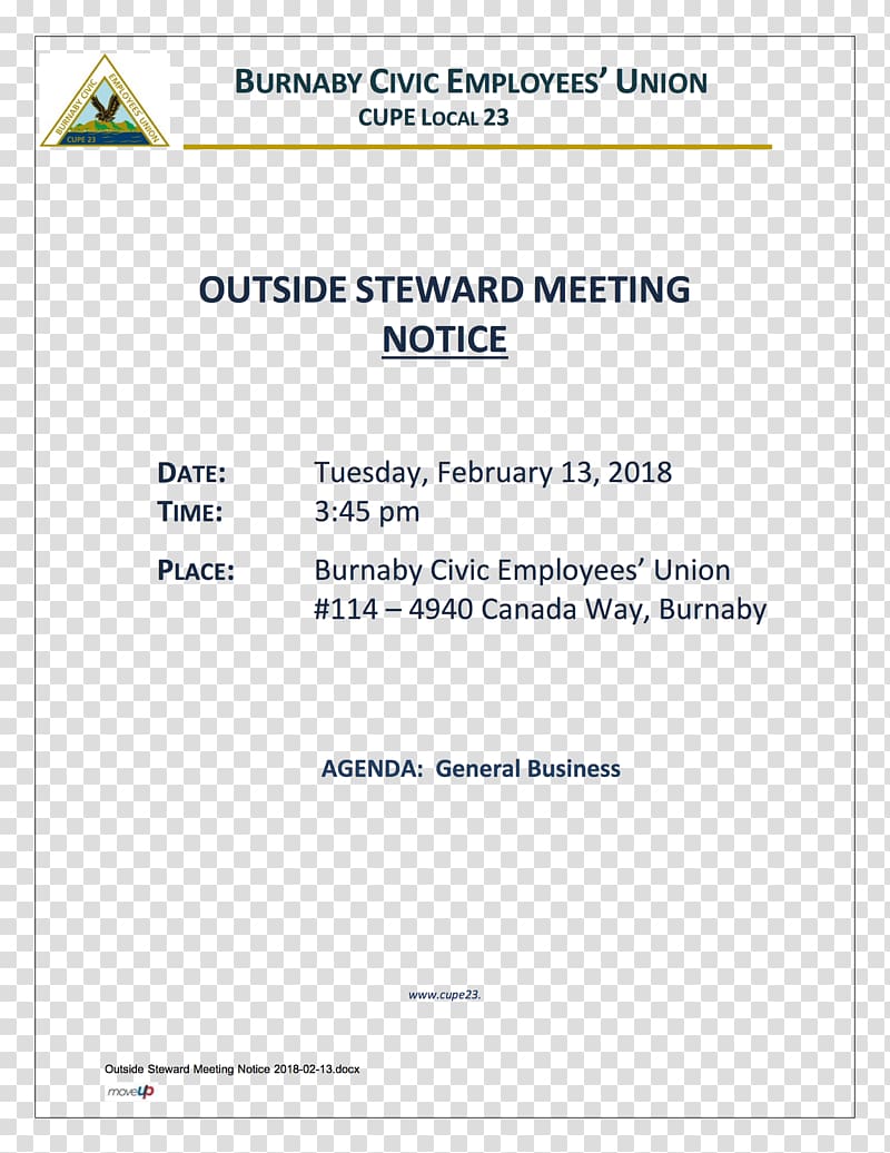 Annual general meeting Committee Burnaby Civic Union Trade union, Meeting transparent background PNG clipart