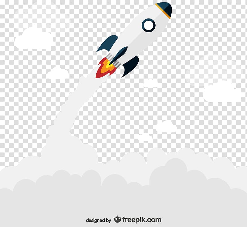 Rocket launch Cloud, Cartoon rocket transparent background PNG clipart