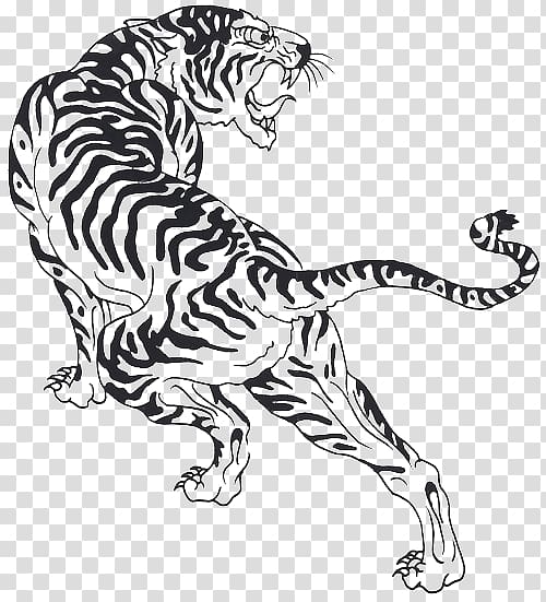 Tiger simple line drawing Vectors & Illustrations for Free Download |  Freepik