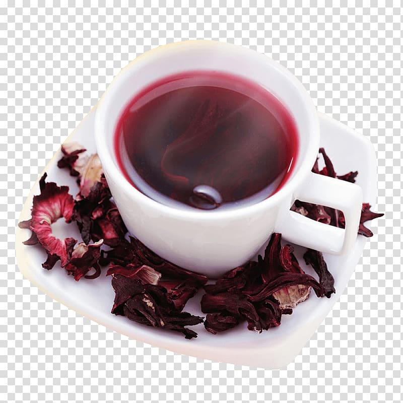 Hibiscus tea Roselle Health Antioxidant, tea transparent background PNG clipart