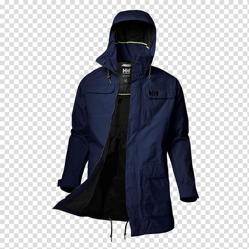 Jacket Parka Helly Hansen Raincoat, men\'s jackets transparent background PNG clipart