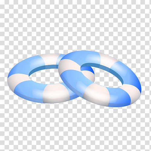 Blue White Ring, Blue and white swim ring transparent background PNG clipart