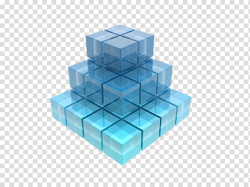3D computer graphics Geometry Transparency and translucency, 3D graphics, blue,Glass lattice transparent background PNG clipart