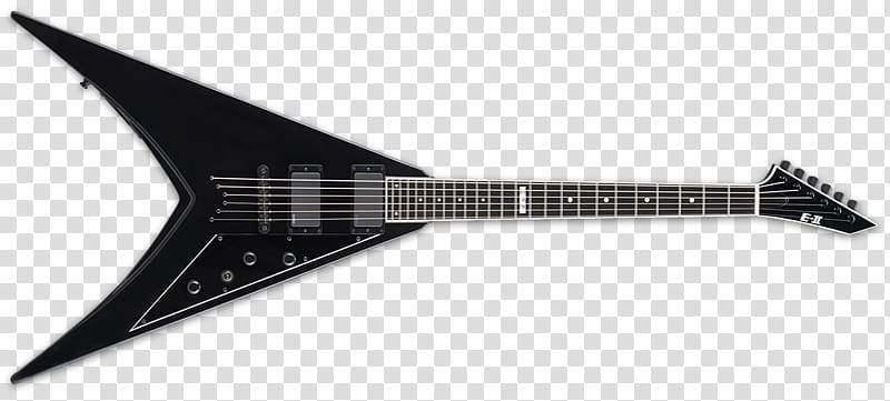 ESP Guitars Electric guitar Neck-through Gibson Flying V, flying v gibson transparent background PNG clipart