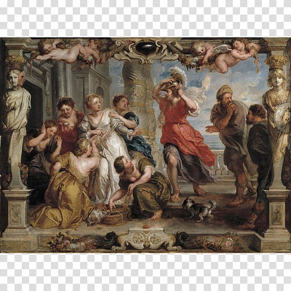 Achilles Discovered among the Daughters of Lycomedes Odysseus Painting Achilles discovered by Ulysses among the daughters of Lycomedes, painting transparent background PNG clipart