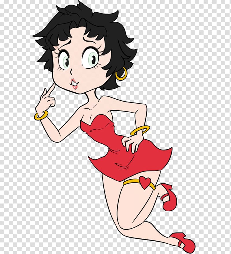 Drawing Betty Boop Cartoon , others transparent background PNG clipart.