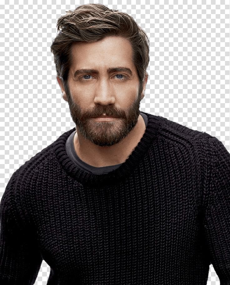 man wearing black sweater, Jake Gyllenhaal Beard transparent background PNG clipart
