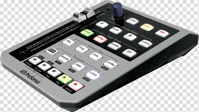 Digital audio workstation Audio control surface PreSonus Fade Controller, design transparent background PNG clipart