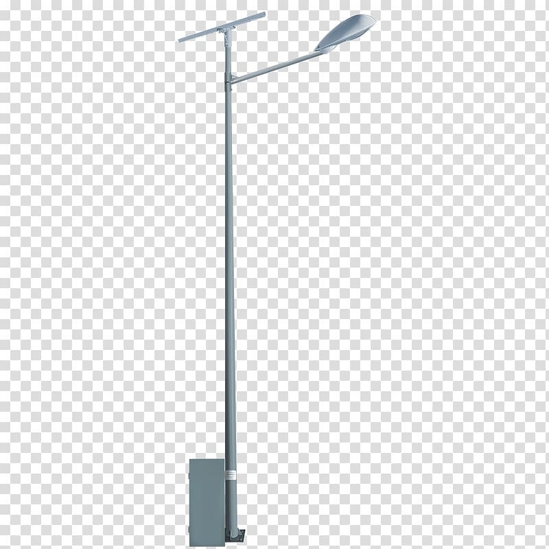 gray post lamp, Street light Lighting Light fixture Solar lamp, street light transparent background PNG clipart