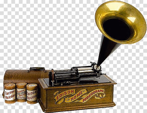 Phonograph cylinder Sound Recording and Reproduction, Phonographic transparent background PNG clipart