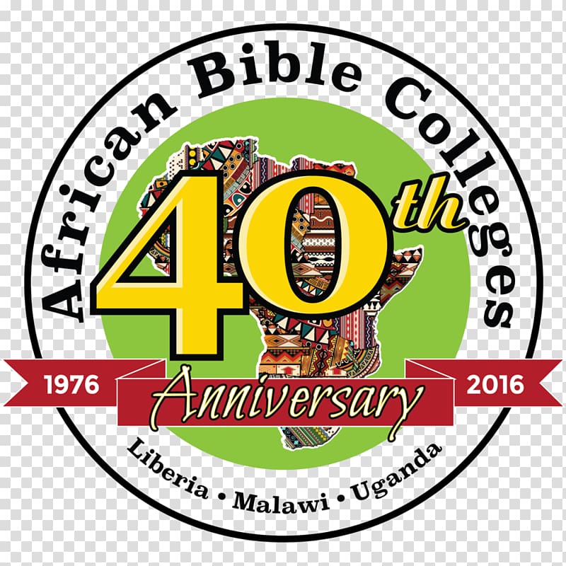 African Bible University (Uganda) African Bible Colleges Organization, 40 years transparent background PNG clipart