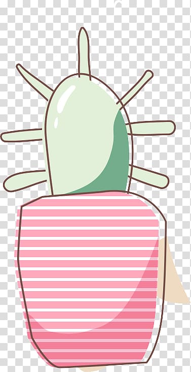 Illustration, Cartoon cactus transparent background PNG clipart